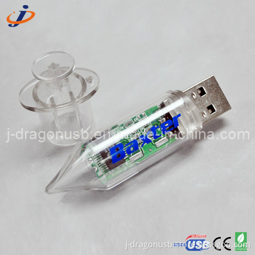 Plastic Doctor Syringe USB Flash Drive JU166